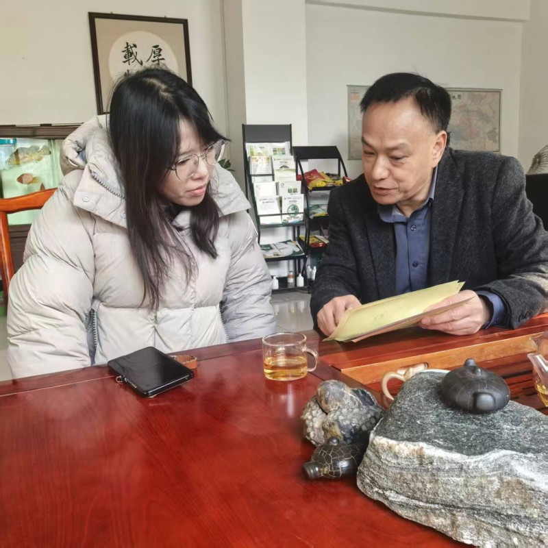 Mr Cao from Zhejiang visited Baosheng Feed Factory for an inspection tour